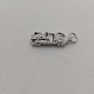 Silver Car Charm Pendant